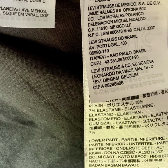 Levi’s black zip up dress - Picture 7 of 7